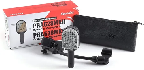 Vista 2 de Superlux PRA628MKII Micrófono de instrumento supercardioide