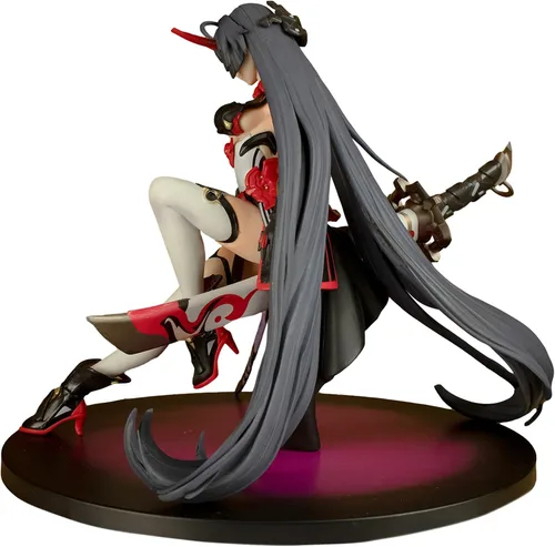 Vista 4 de Honkai Impact Raiden Mei 9.8 pulgadas en detallada, bonita figura decorativa coleccionable