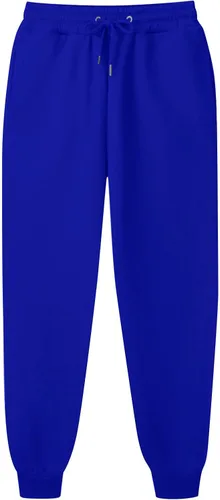 Vista 3 de Pantalones deportivos para mujer, de cintura alta, holgados, para otoño e invierno, con bolsillos