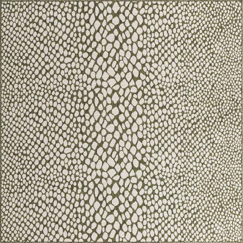 Vista 48 de Unique Loom Outdoor Collection Alfombra de área - Ciudad del Cabo (2' 2' x 3' 1' Rectángulo, Azul/Oliva)