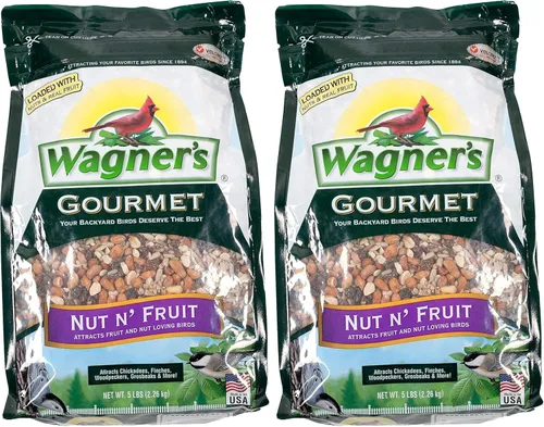 Vista 9 de Wagner's 82072 Gourmet Nut & Fruit - Alimento para pájaros silvestres, 5 libras (paquete de 1)