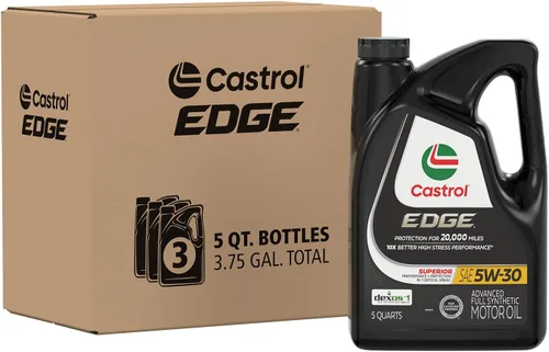 Vista 14 de Castrol EDGE 5W-30 Aceite para motor totalmente sintético avanzado, 1 cuarto de galón, paquete de 6