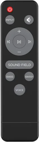 Vista 2 de MZEIBO Control remoto de barra de sonido para TV, barra de sonido de TV
