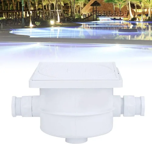 Vista 6 de TOPINCN Caja de conexiones impermeable G3/4 DN20, accesorio de luz subacuática, conveniente para la iluminación de la piscina