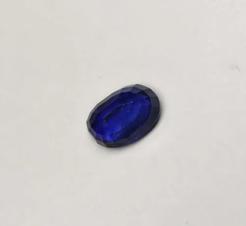 Vista 6 de Blue Sapphire Natural Gemstones Cut Stone Sapphire Healing Crystals, Oval Energy Stone, Jewelry Making Birthstone Blue Crystals Assorted Loose