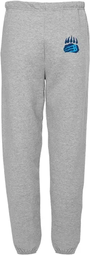 Vista 2 de LOGOVISION Bob Jones University School Logo Pantalones deportivos para hombre, color jaspeado atlético, talla XL, Bob Jones Bruins