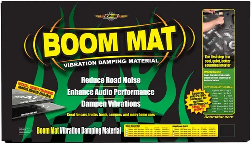 Vista 6 de Design Engineering Material Amortiguador Boom Mat XL 4mm 12.5" x 24" (5 Hojas) 050222 Automotive Sound Deadening Mat Reduces Road & Engine