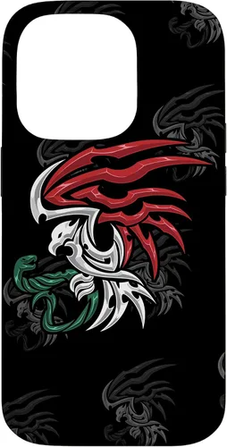 Vista 17 de Bandera de México - Funda estilo tribal del escudo de armas mexicano para iPhone 17