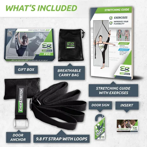 Vista 7 de EverStretch: Estirador de piernas: Hágase más flexible con The Door, entrenador de flexibilidad para ballet, baile, MMA, taekwondo y gimnasia ¡Su
