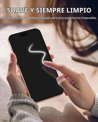 Vista 6 de PDDKISS Paquete de 2 protectores de pantalla de privacidad para iPhone 17