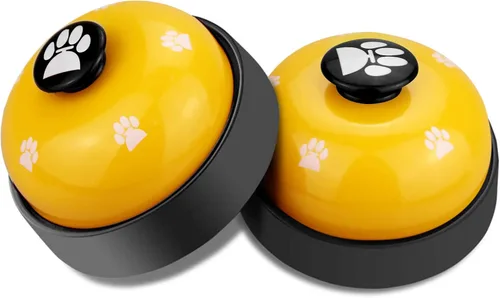 Vista 8 de Comsmart Campana de entrenamiento para perros, juego de 2 campanas de entrenamiento para perros y cachorros, timbre de puerta para perros y gatos