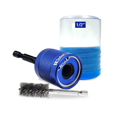 Vista 7 de WICKED Limpiador de tuberías de cobre de 1 pulgada, el servicio extremo original totalmente reparable, herramienta profesional de fontanero