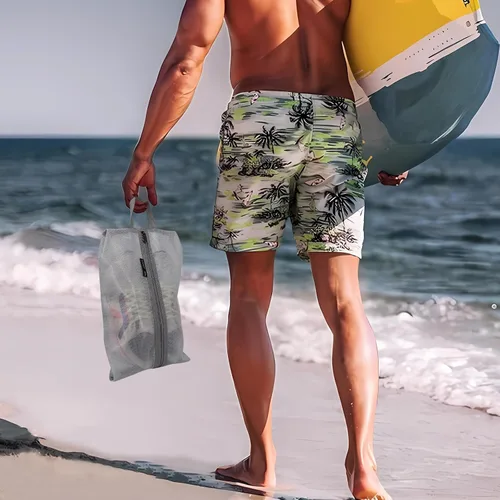 Vista 8 de Luvsusu Bolsas de zapatos esenciales de viaje, resistentes al agua, para hombres y mujeres, organizador portátil de almacenamiento de zapatos
