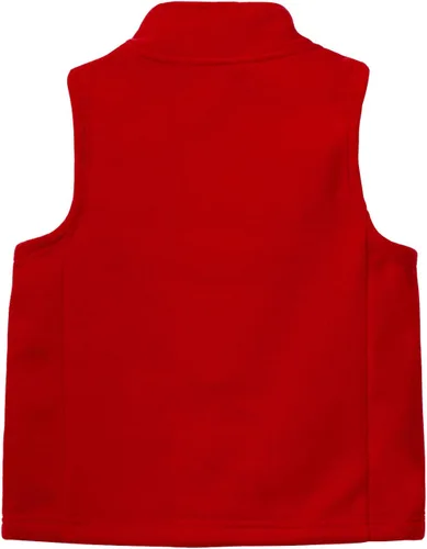 Vista 2 de LittleSpring Chaleco de forro polar para niños, con cremallera completa, cálido, sin mangas