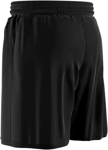 Vista 3 de Pantalones cortos deportivos para hombre con bolsillos con cremallera, pantalones cortos de entrenamiento deportivos de 9 pulgadas para hombre