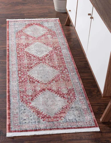 Vista 23 de Unique Loom Noble Collection - Alfombra de área Elizabeth (2' 2" x 3' 1" Rectángulo, Azul/Beige)