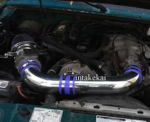 Vista 3 de IINTAKEKAI Performance Air Intake (Compatible with 1991-1994 Ford Ranger/Explorer 4.0 4.0L V6 MODELS) (BLACK)