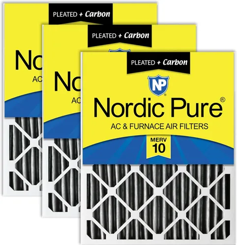 Vista 9 de Nordic Pure Filtros de aire MERV 7 plisados de 14 x 20 x 2 (13 1/2 x 19 1/2 x 1 3/4), paquete de 3 filtros de aire plisados MERV 7
