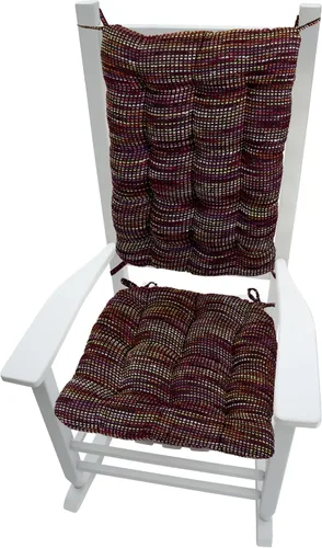 Vista 21 de Barnett Home Decor Bravo - Cojines para silla mecedora, relleno de espuma de látex, 16.5 x 18 pulgadas y cojín de respaldo de 21 x 16 pulgadas
