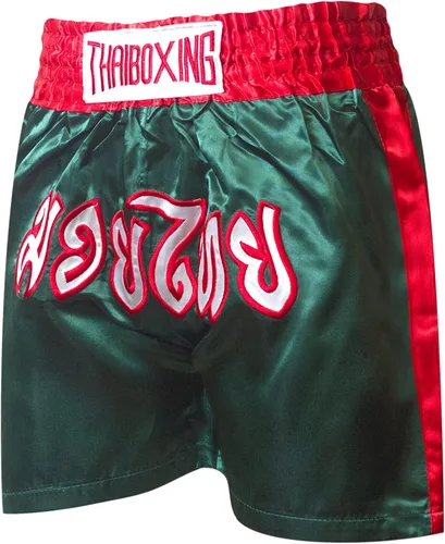 Vista 3 de Pantalones cortos ligeros de Muay Thai para niños (4 años a 12 años) boxeo, kickboxing, artes marciales mixtas, entrenamiento para niños y niñas