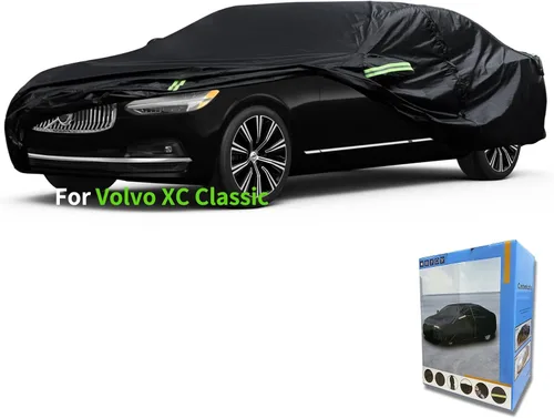 Vista 10 de Ajuste personalizado para cubierta de auto Volvo, impermeable, para todo tipo de clima, protección UV, resistente al viento, para exteriores