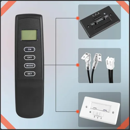 Vista 9 de Kit de control remoto para chimenea mejorado, compatible con Skytech 1001, Napoleon Empire, Rasmussen, Superior Kingsman, Regency y más. Ajuste