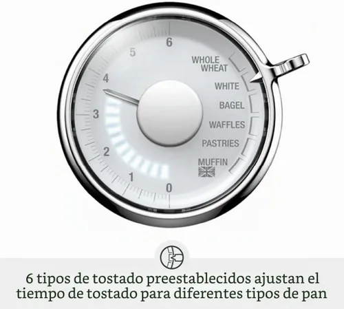 Vista 4 de Breville BTA735BST Toast Select Luxe, 2 rebanadas, acero inoxidable negro