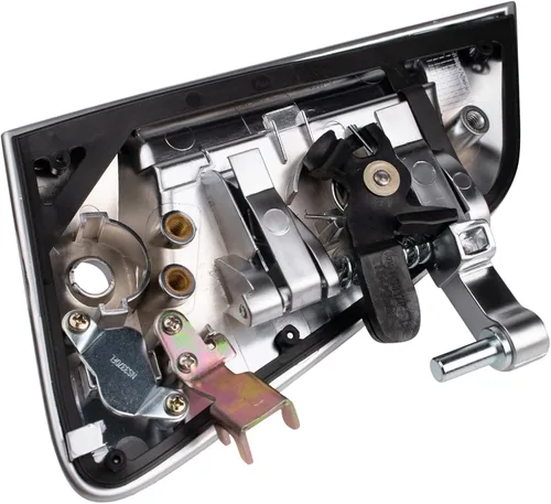 Vista 3 de Manija de puerta exterior delantera izquierda plateada para el lado del conductor compatible con Nissan 370Z 2009-2017