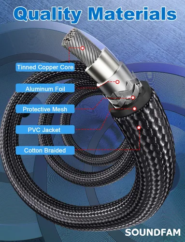 Vista 4 de Cable RCA de 90 Grados con Ángulo Recto para Subwoofer, Chapado en Oro de 24K, Doble Apantallado - 1M/3.3ft