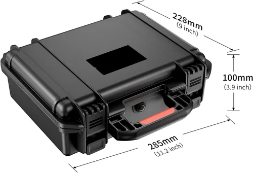 Vista 8 de Estuche de transporte impermeable compatible con DJI Osmo Pocket 3 Creator Combo Estuche rígido Estuche de viaje portátil Bolsa de almacenamiento