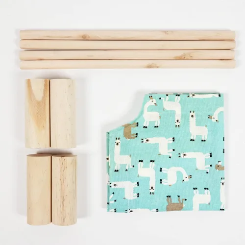 Vista 5 de Patas Lague Hamaca para gatos y perros, cama para perros pequeños, de madera, para gatos, mascotas, conejos, refrigeración, elevada