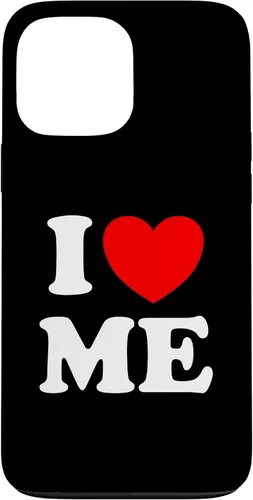 Vista 24 de Carcasa divertida para iPhone 16 I Love Me I Red Heart Me I Love Me Myself And I