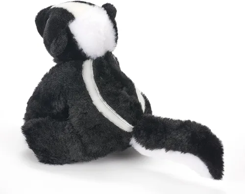 Vista 4 de The Petting Zoo Skunk - Peluche de animales de peluche, regalos para niños, animales salvajes de la vida silvestre, juguete de peluche Skunk de 9