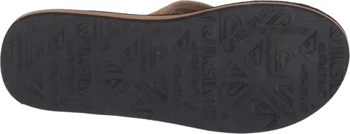 Vista 4 de Quiksilver Men's Carver Suede 3 Point Flip Flop Athletic Sandal