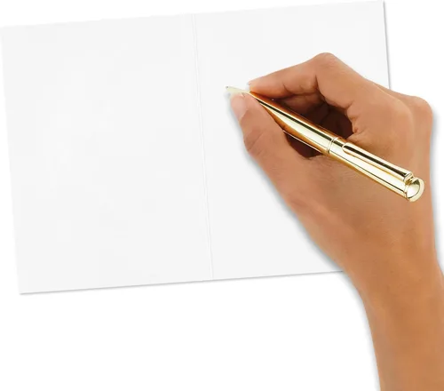 Vista 7 de Tarjetas de nota personalizables con confeti de Hallmark con pegatinas (12 tarjetas en blanco con sobres) para cumpleaños, agradecimiento