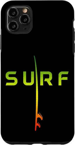 Vista 11 de Funda retro retro para iPhone 14 Surf Board Surfing Beach