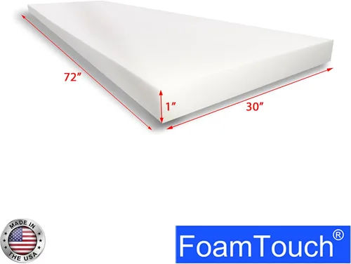Vista 2 de FoamTouch Almohadón de espuma, con vestiduras. Hecho en Estados Unidos.