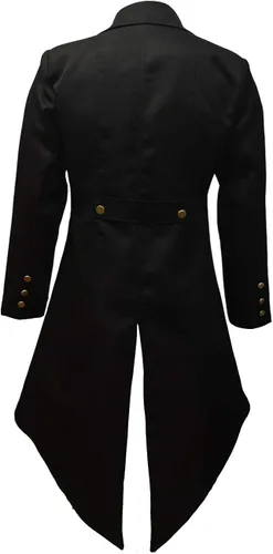 Vista 2 de Crubelon Steampunk - Chaqueta vintage para hombre estilo gótico victoriano uniforme