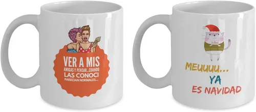 Vista 5 de Regalo para amigos Taza de cafe para hermana Perfecto regalo para graduados, profesionales y estudiantes Vaso con afirmaciones positivas, Negro