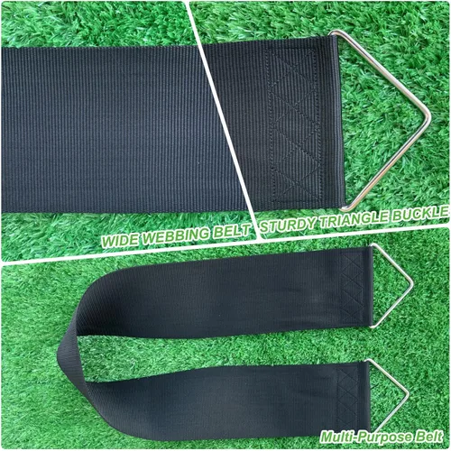 Vista 5 de Cinturón de asistencia para dominadas, cinturón de accesorios multiusos, correa de accesorios para máquina de cable, para gimnasios en casa
