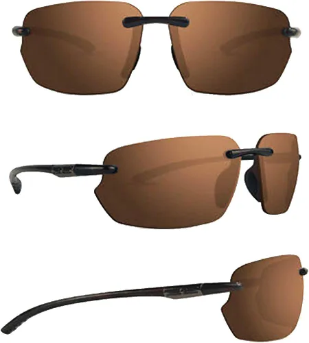 Vista 3 de 2 pares de gafas de sol deportivas Epoch 8 marco negro lente ahumada marco negro lente marrón