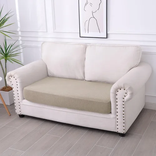 Vista 135 de hyha Fundas impermeables para sofá seccional, fundas de cojín Beige