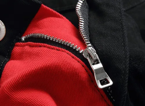 Vista 4 de AITITIA - Jeans rasgados de ajuste estándar para hombre