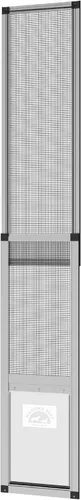 Vista 10 de Hakuna Pets V2 Panel de Inserción de Pantalla para Puerta de Mascotas de Patio, para Puertas Corredizas, Se Ajusta a la Vía de la Puerta con Altura