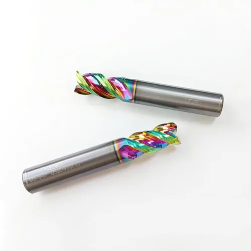 Vista 8 de Juego de fresas de extremo cuadrado de carburo WEXWE Tools Serie DLC, revestimiento tipo diamante, fresa para aluminio, cobre, aleaciones