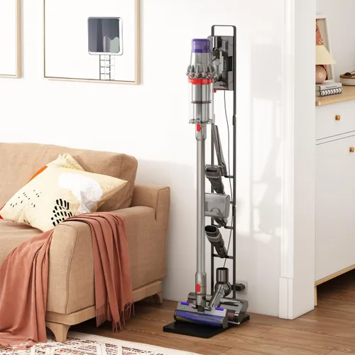 Vista 7 de Soporte de aspiradora Foho, soporte de soporte de almacenamiento, soporte de aspiradora estable compatible con Dyson V15 V11 V10 V8 V7 V6