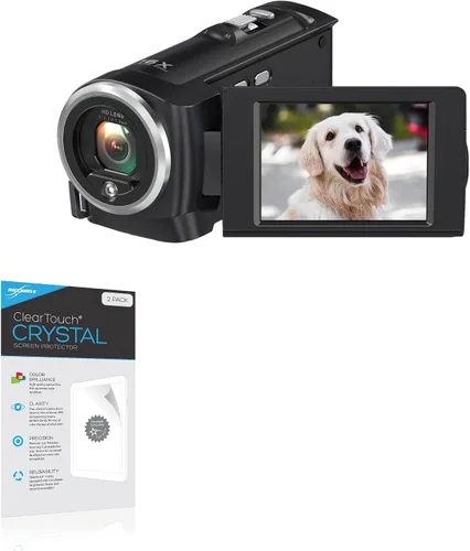 Vista 13 de BoxWave Screen Protector Compatible with Gcasio 2.7K Video Camera Camcorder DV105 - ClearTouch Anti-Glare (2-Pack), Anti-Fingerprint Matte Film Skin