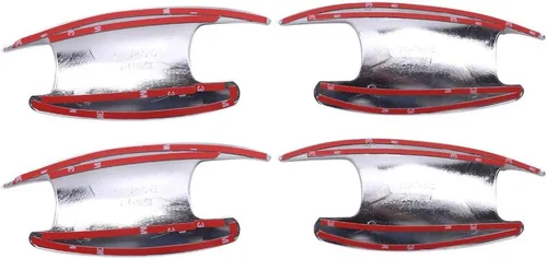 Vista 3 de Cubierta exterior para manija de puerta para Mercedes Benz E Class W213 W205 X253 Cromo (ABS cromado)
