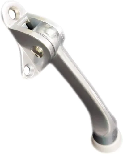 Vista 8 de QCAA Soporte de puerta de Kickdown resistente, 4", Zinc Die Cast, Cobre antiguo, Hecho en Taiwán