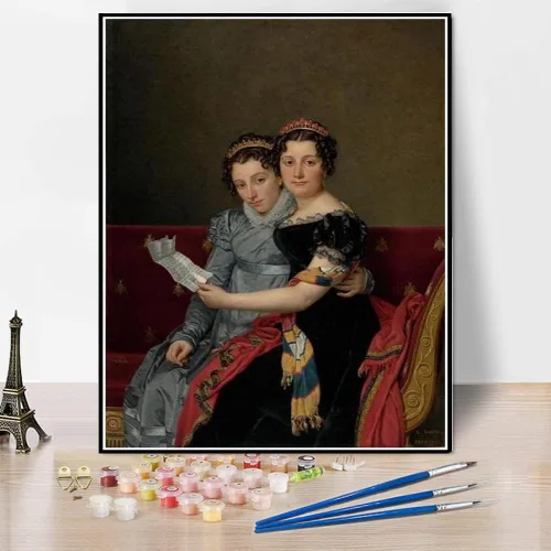 Vista 15 de Pintura por números para adultos Napoleón cruzando los Alpes en el paso de San Bernardo, Th May Pintura por Jacques Louis David DIY Pintura al óleo